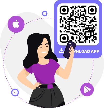Create a QR code for an app