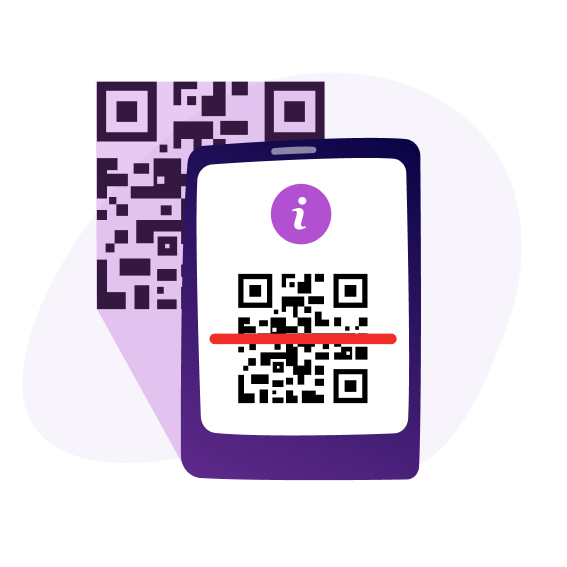 QR کوڈ یا بارکوڈ - ایک قسم کا انتخاب کریں۔