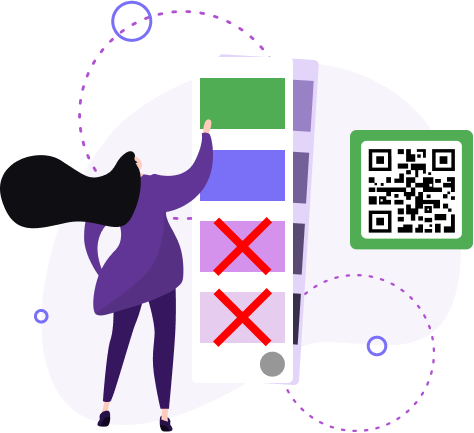 Color del código QR