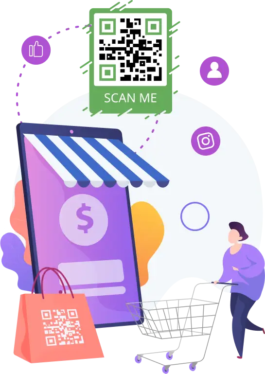 B2C मध्ये QR